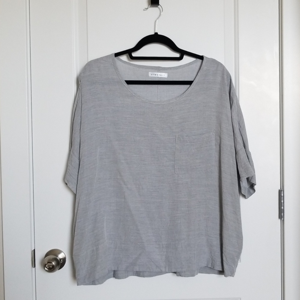 *NEVER WORN* Gray Dolman Sleeve Top